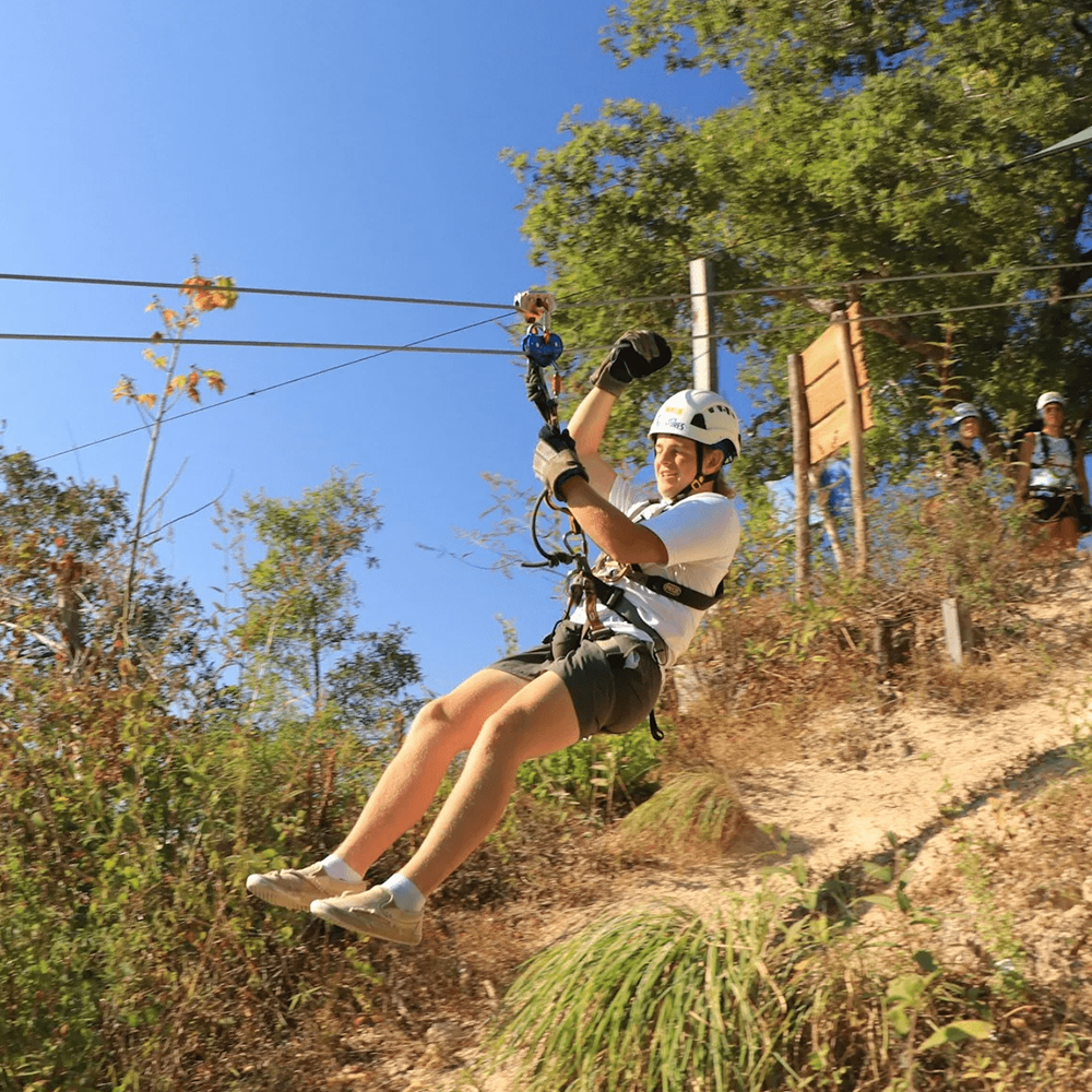 Ziplining